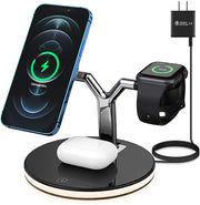 3 in 1 Magnet Qi Fast Wireless Charger