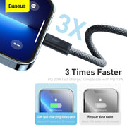 20W PD USB C Cable for iPhone